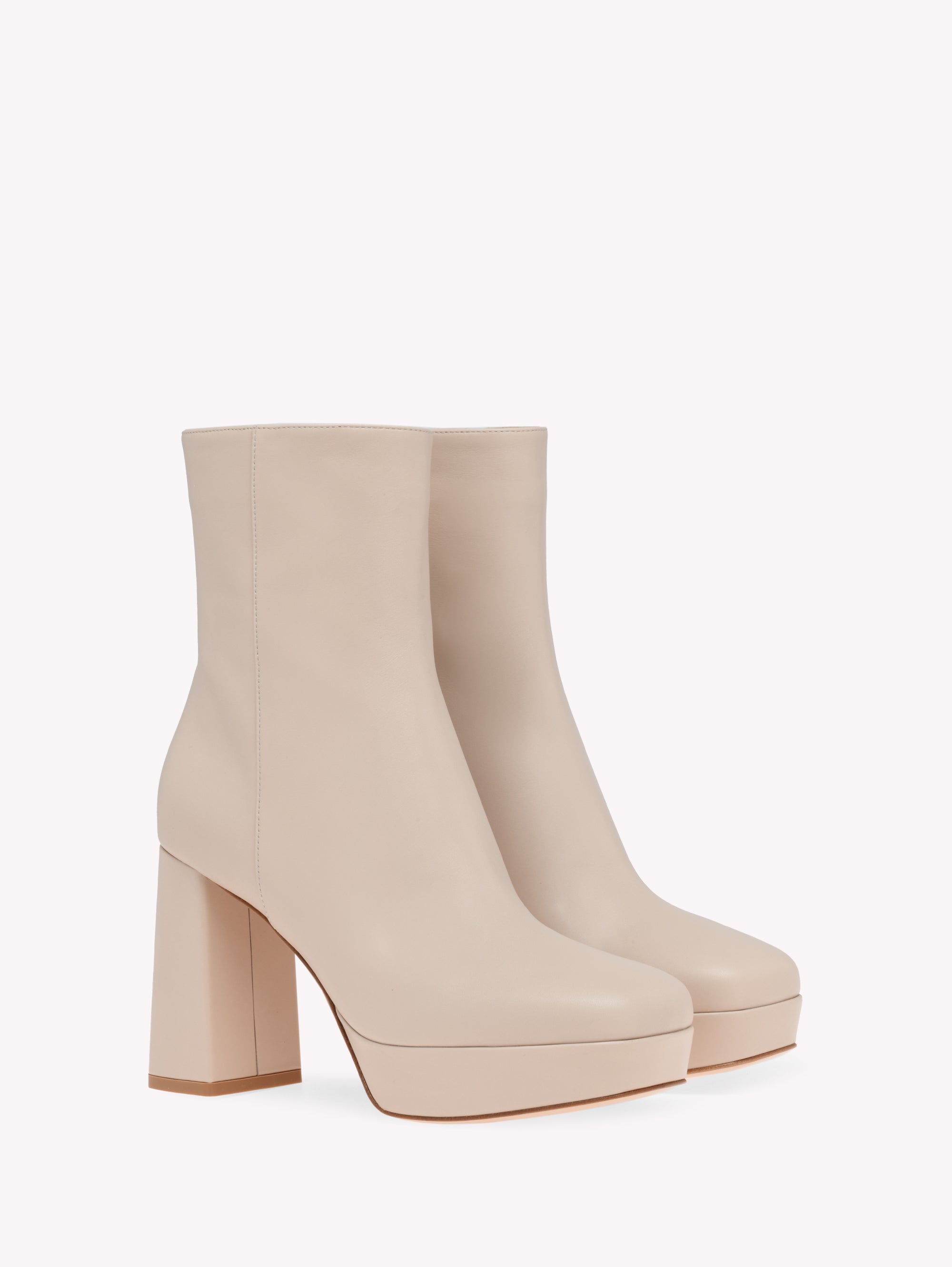 Bottines Daisen 95 en cuir lisse - Neutre