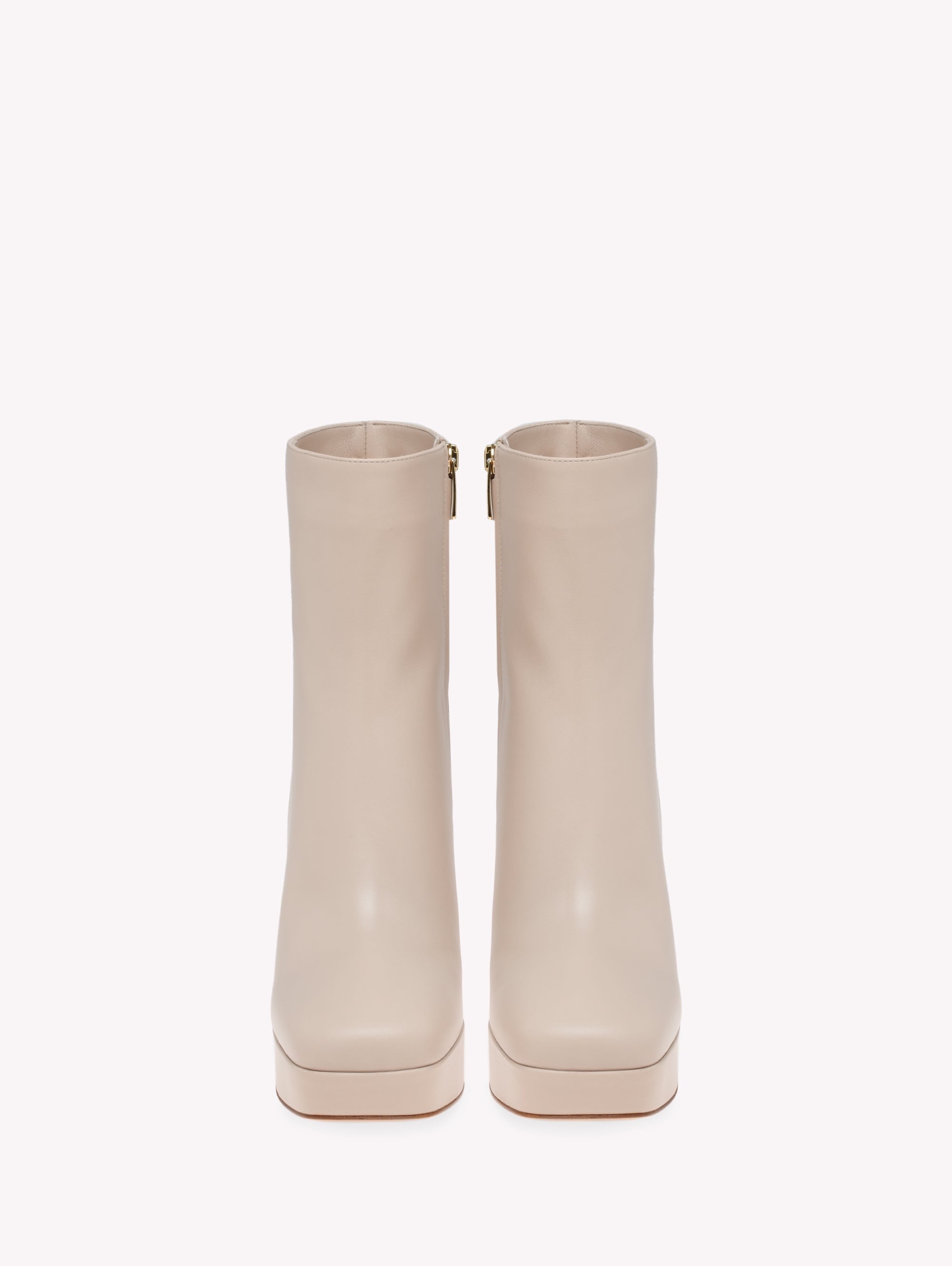 Bottines Daisen 95 en cuir lisse - Neutre