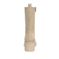Bottines biker Exton 45 en daim - Neutre