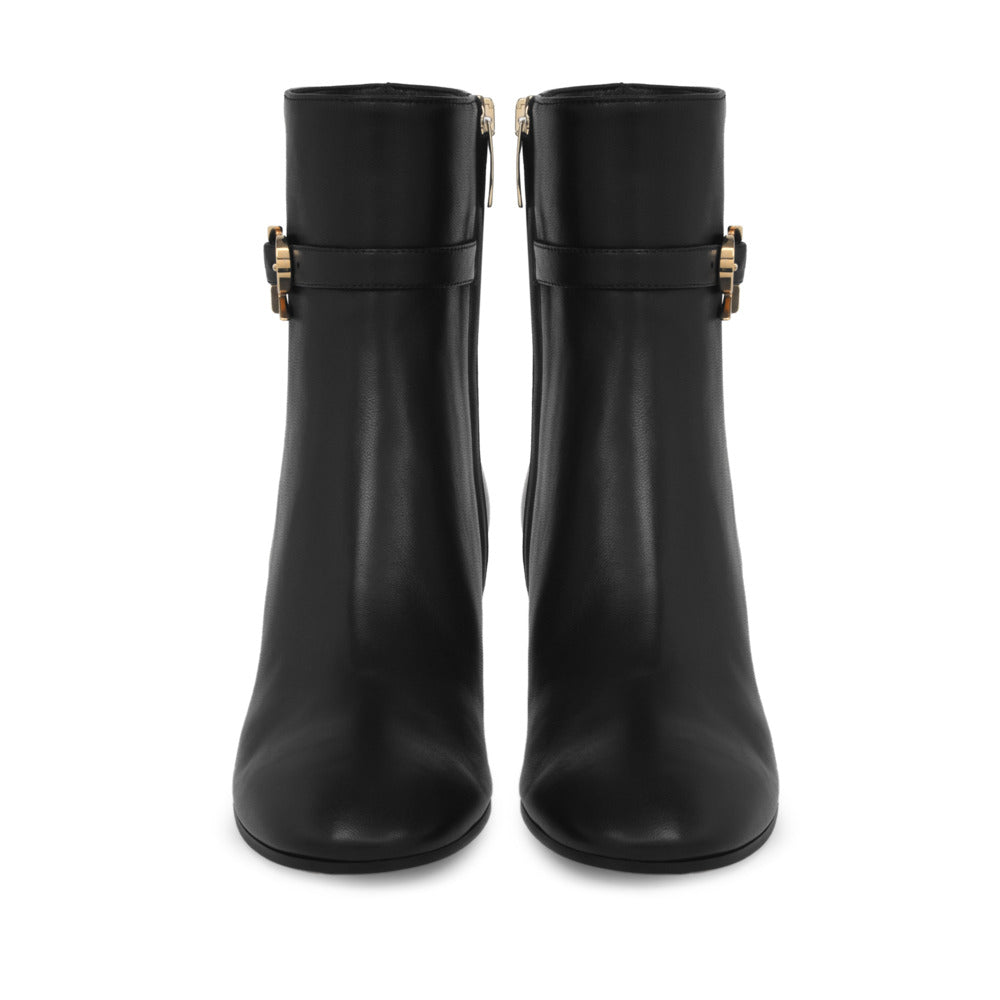 Bottines Ribbon 45 en cuir nappa - Noir