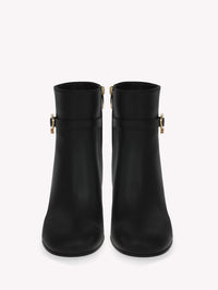 Bottines Ribbon 45 en cuir lisse - Noir