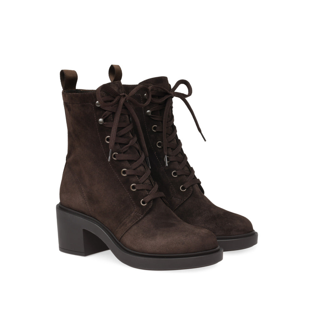 Bottines Foster 45 en daim - Moka