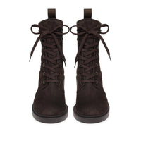 Bottines Foster 45 en daim - Moka
