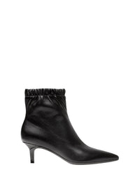Bottines Alina 55 en cuir lisse - Noir