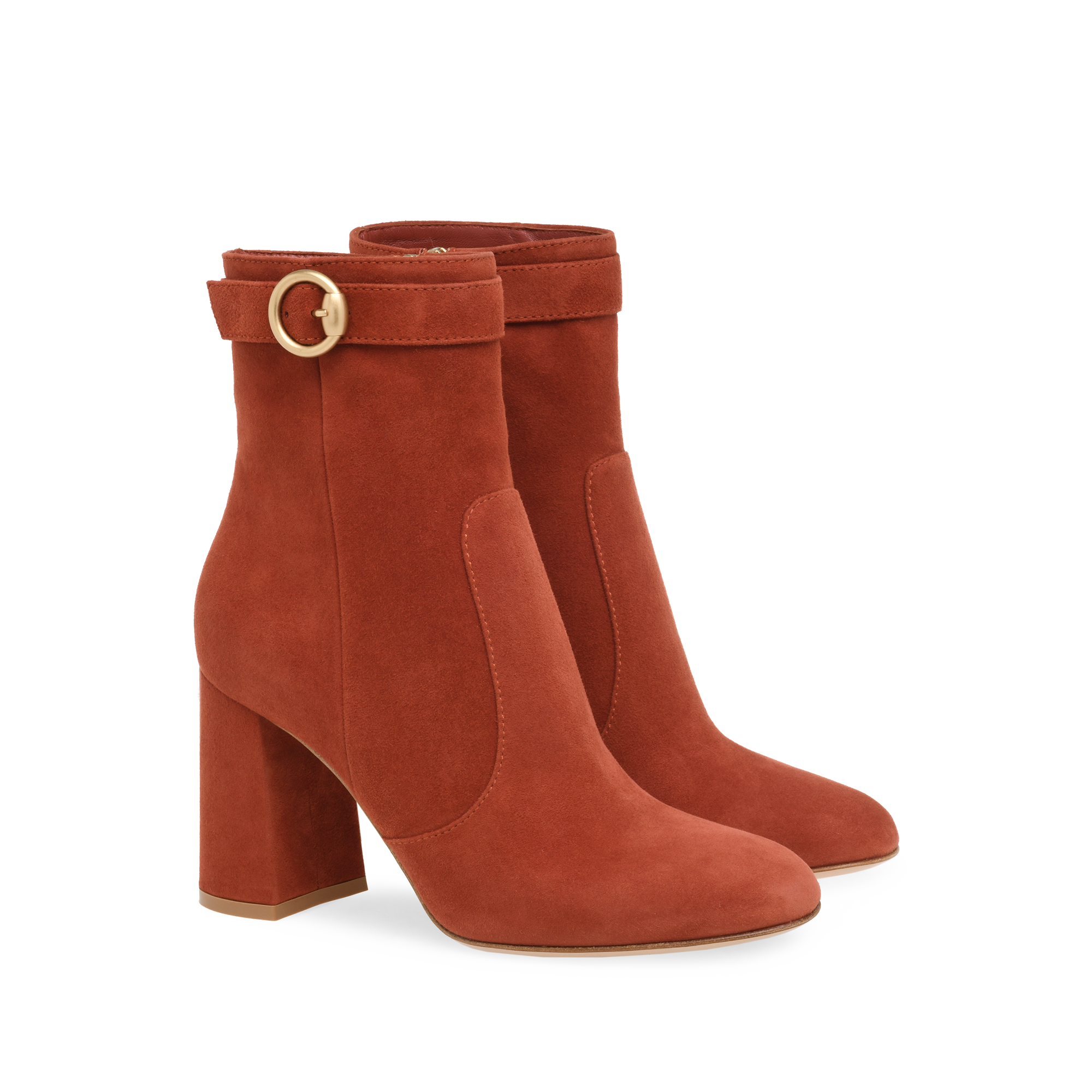 Milo 85 suede boots - Red