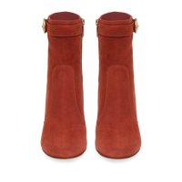 Bottines Milo 85 en daim - Rouge