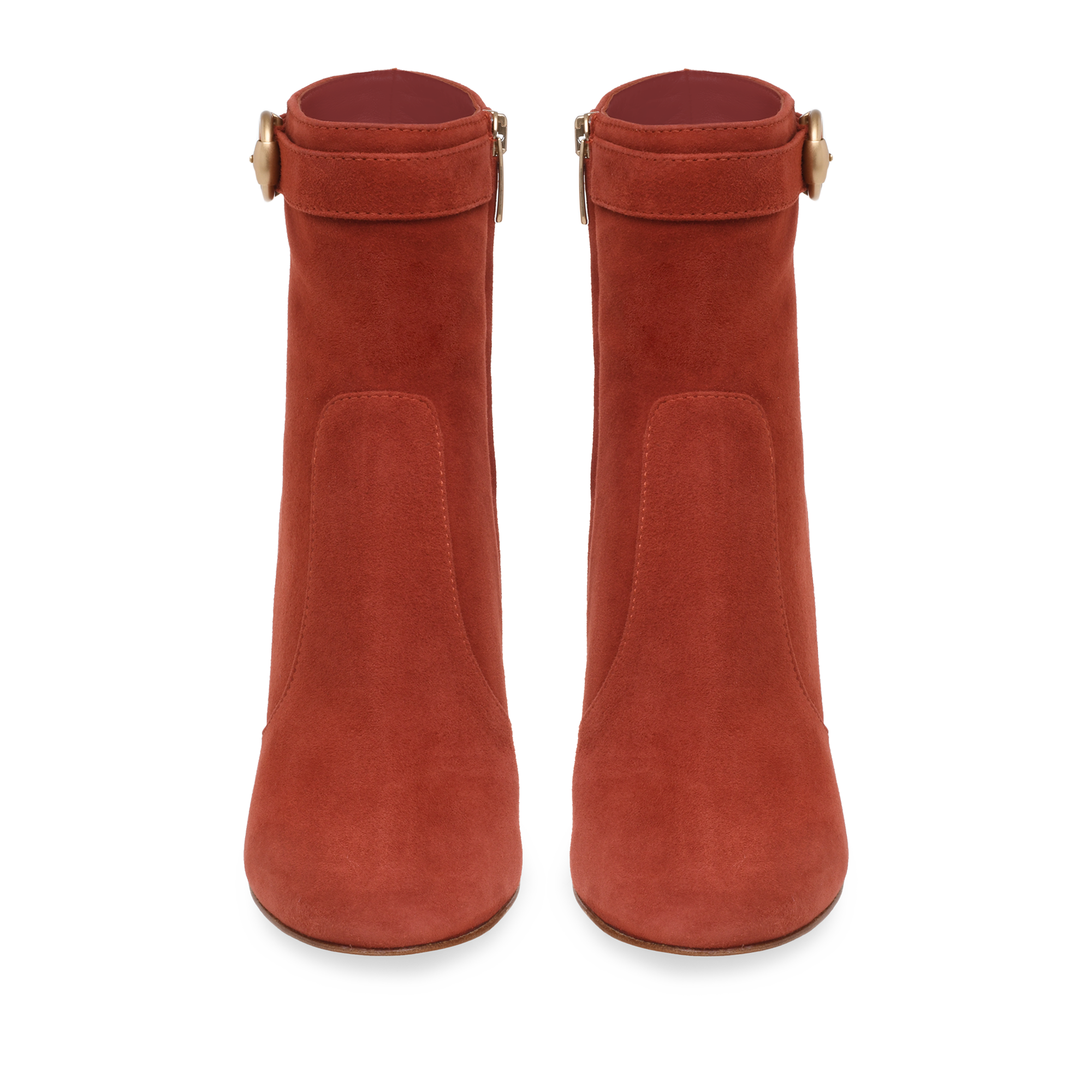 Bottines Milo 85 en daim - Rouge