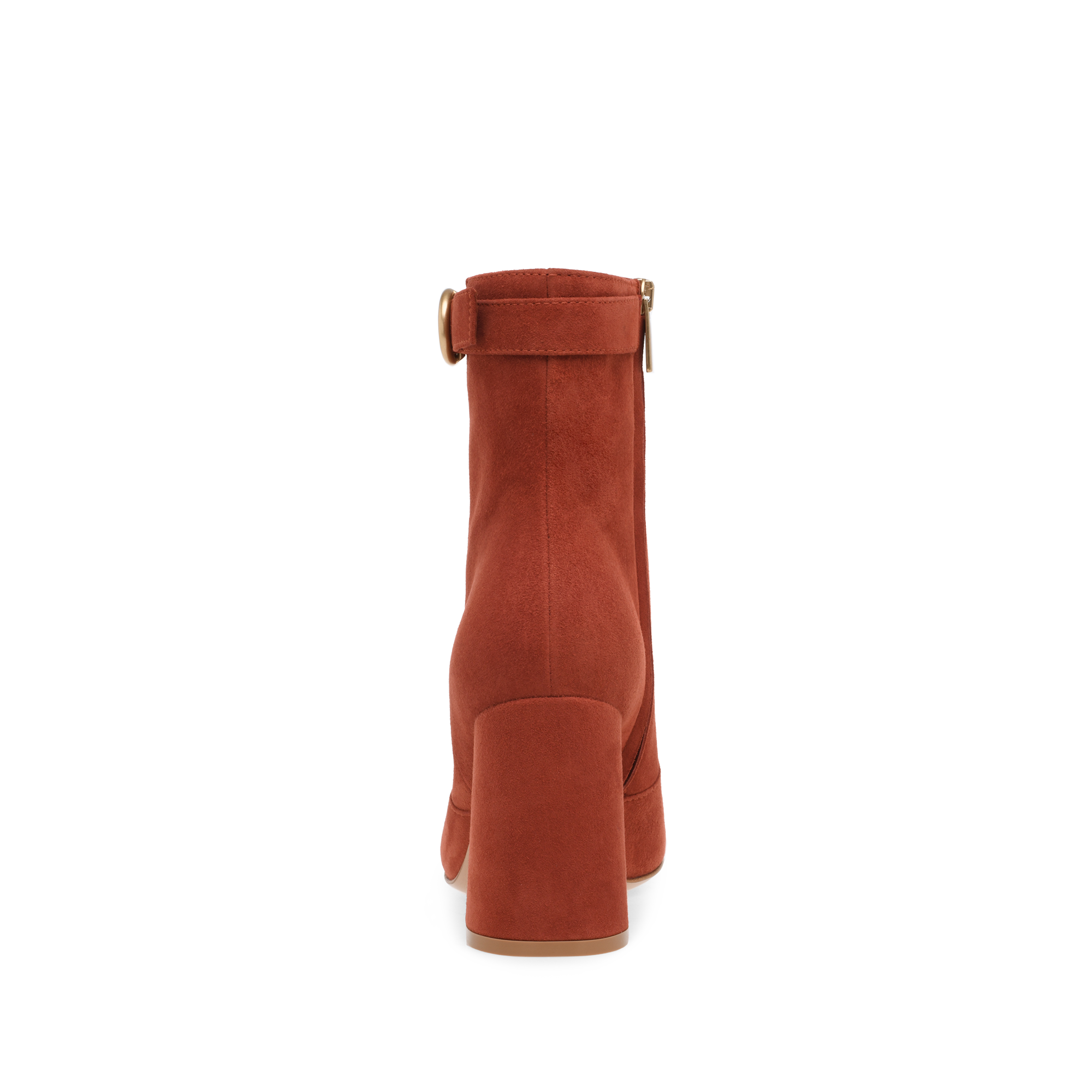 Bottines Milo 85 en daim - Rouge