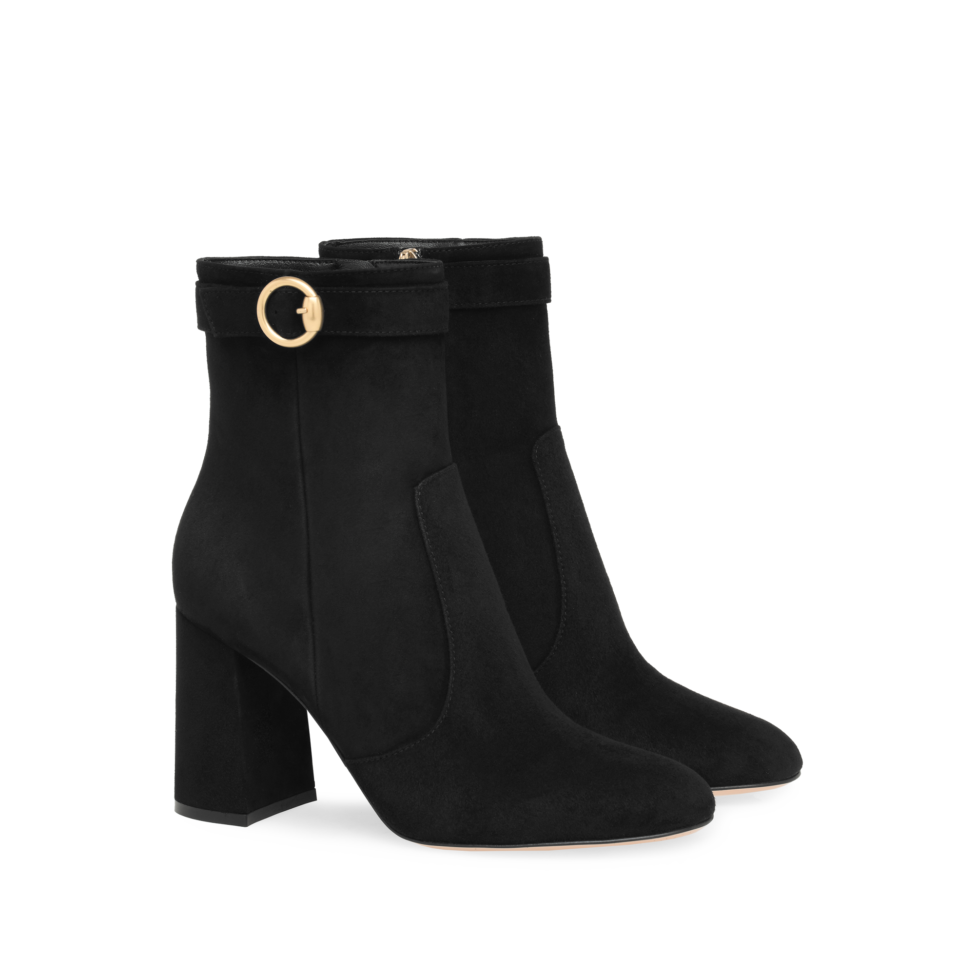 Bottines Milo 85 en daim - Noir