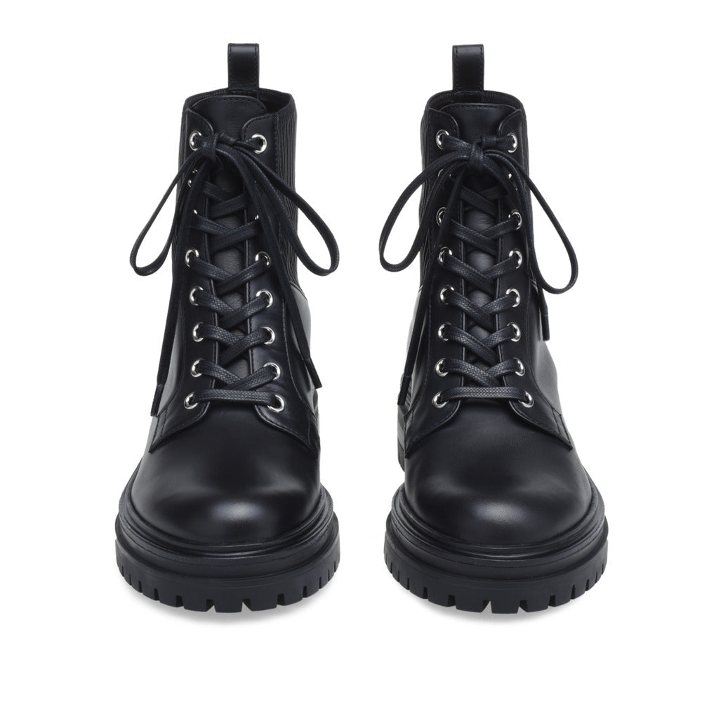 Bottines Martis en cuir lisse - Noir