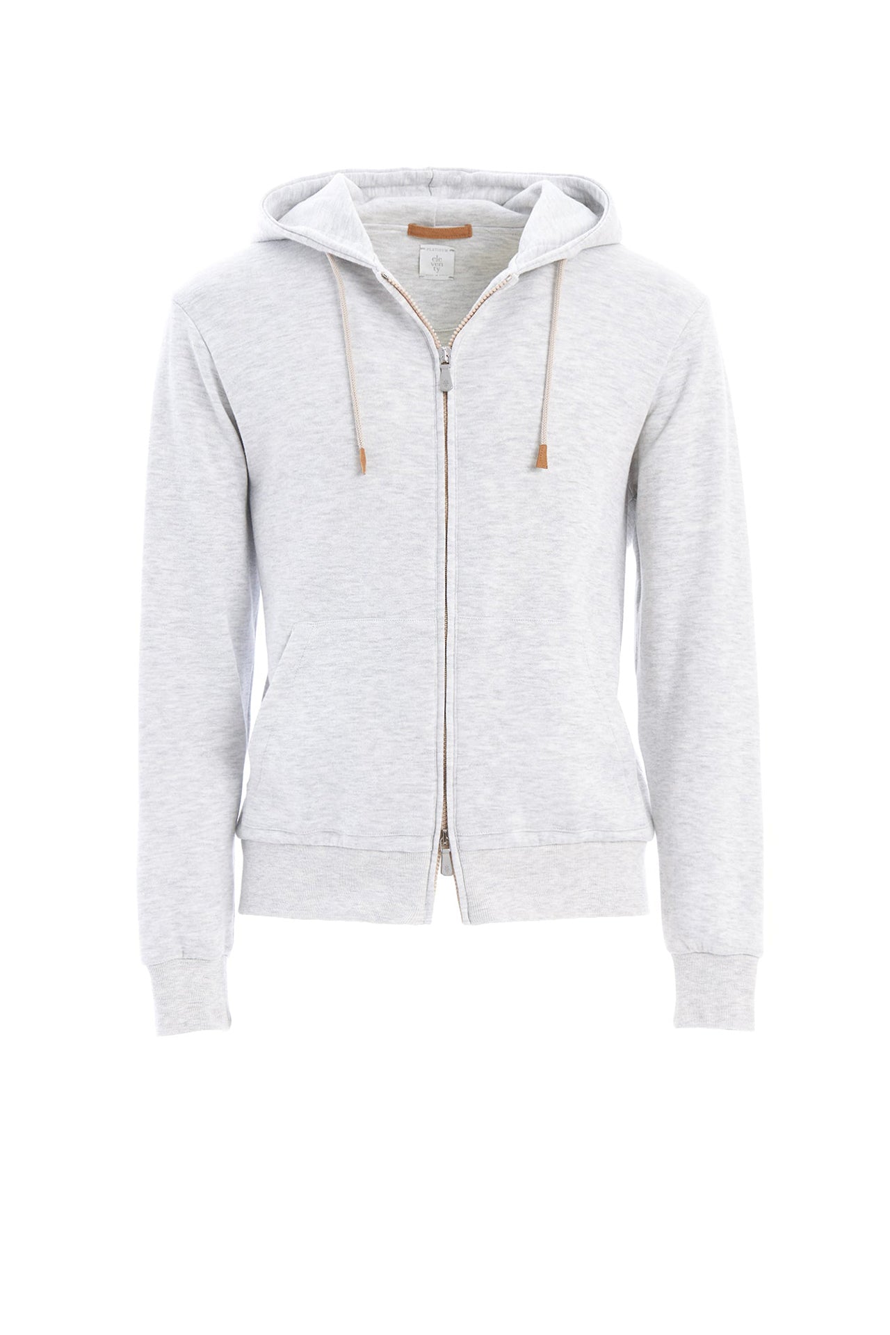 Sweatshirt à capuche zippé - Gris Clair