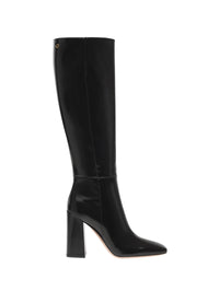 Bottes Freeda 95 en cuir verni - Noir