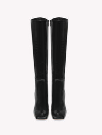 Bottes Freeda 95 en cuir verni - Noir