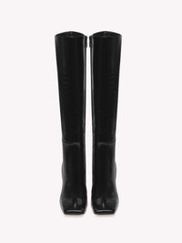 Bottes Freeda 95 en cuir verni - Noir