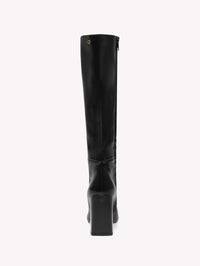 Bottes Freeda 95 en cuir verni - Noir
