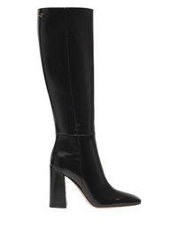 Bottes Freeda 95 en cuir verni - Noir
