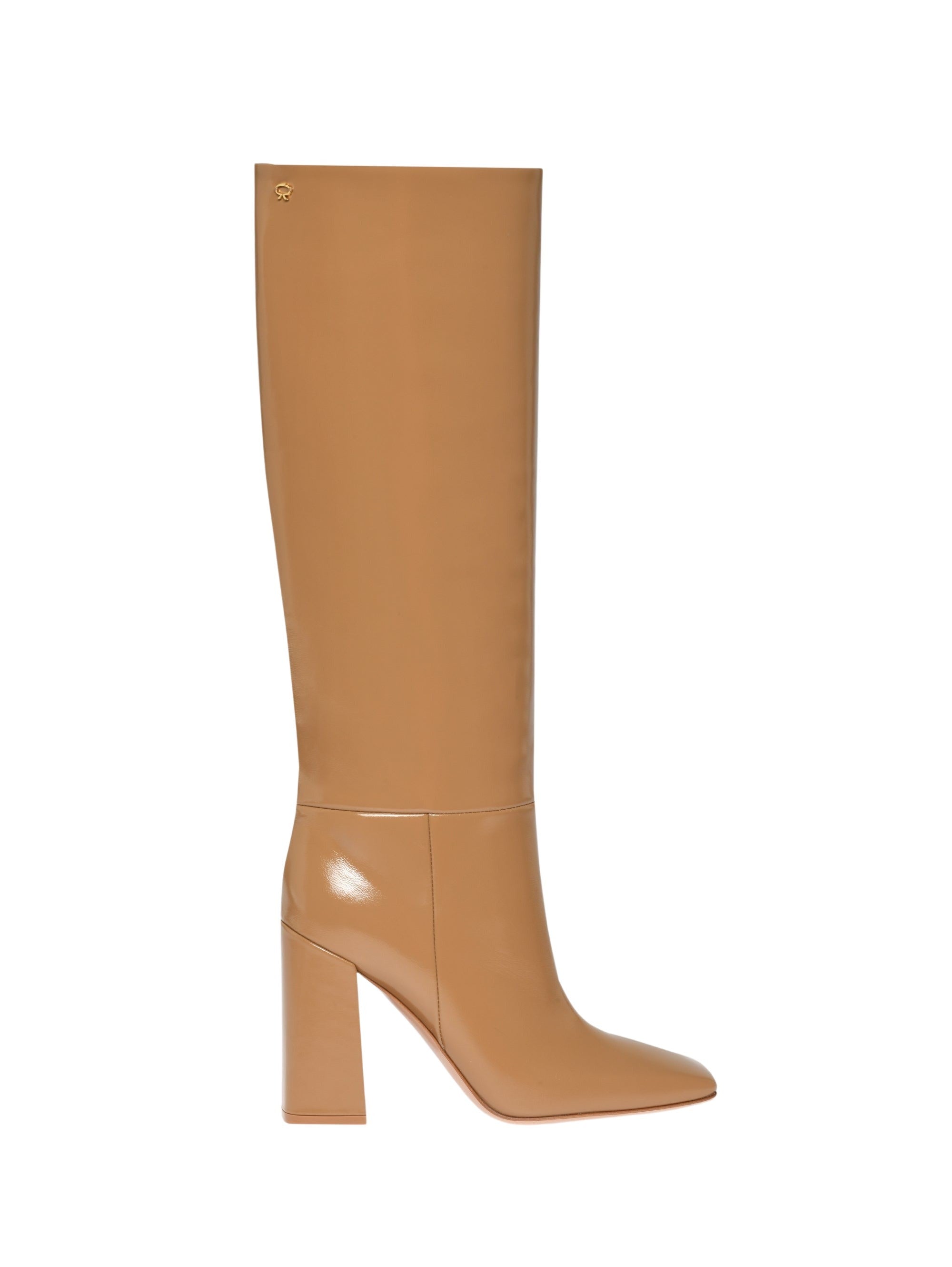 Bottes Vanta 95 en cuir verni - Marron