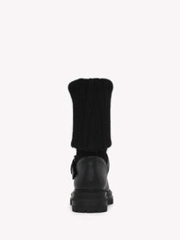 Bottines Thurso en cuir lisse mélangé - Noir