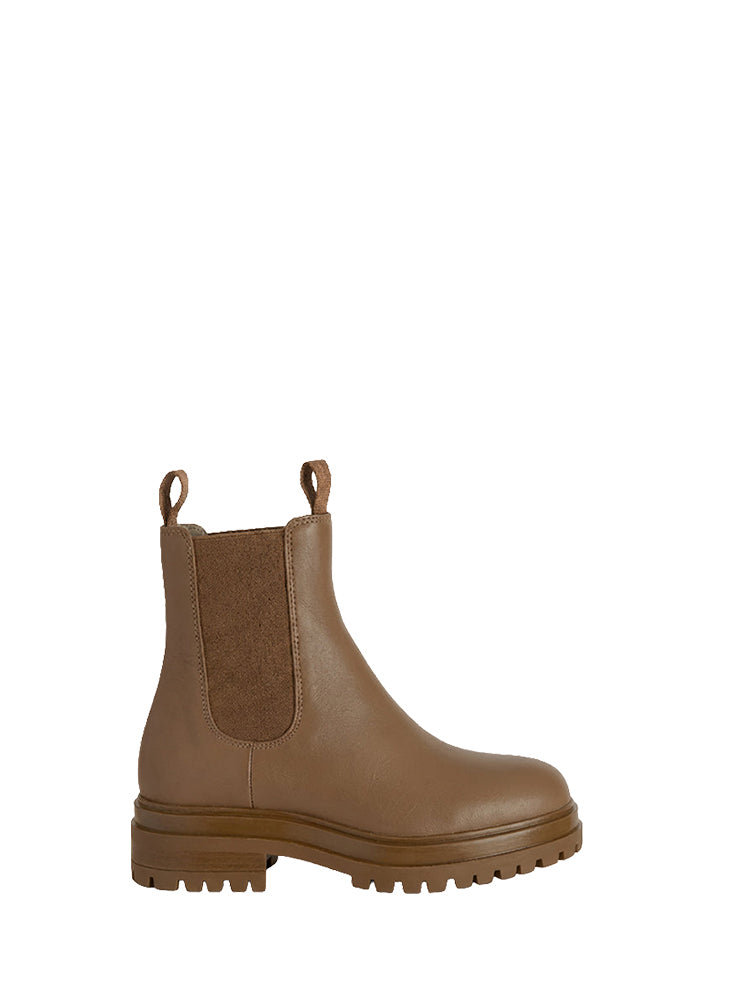 Chester ankle boots in smooth leather - Brown
