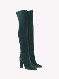 Cuissardes Piper 100 en daim - Vert