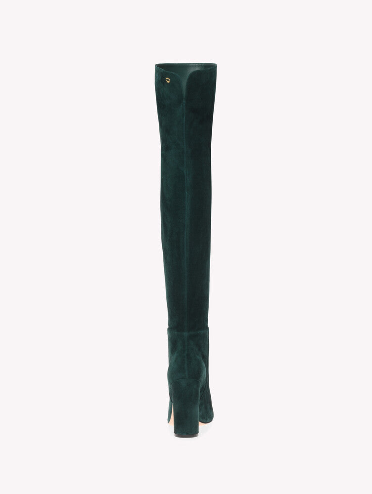 Cuissardes Piper 100 en daim - Vert