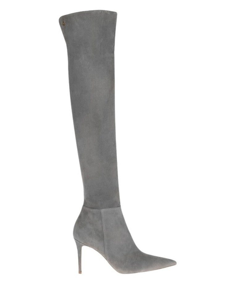 Cuissardes Jules 85 en daim - Gris