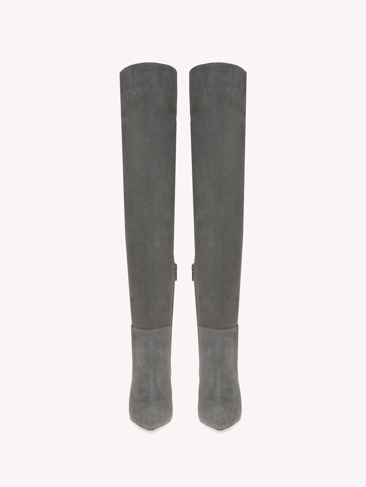 Cuissardes Jules 85 en daim - Gris