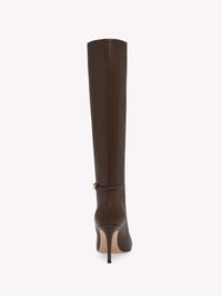 Bottes Carrey 85 en cuir lisse - Marron