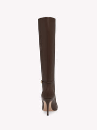 Bottes Carrey 85 en cuir lisse - Marron