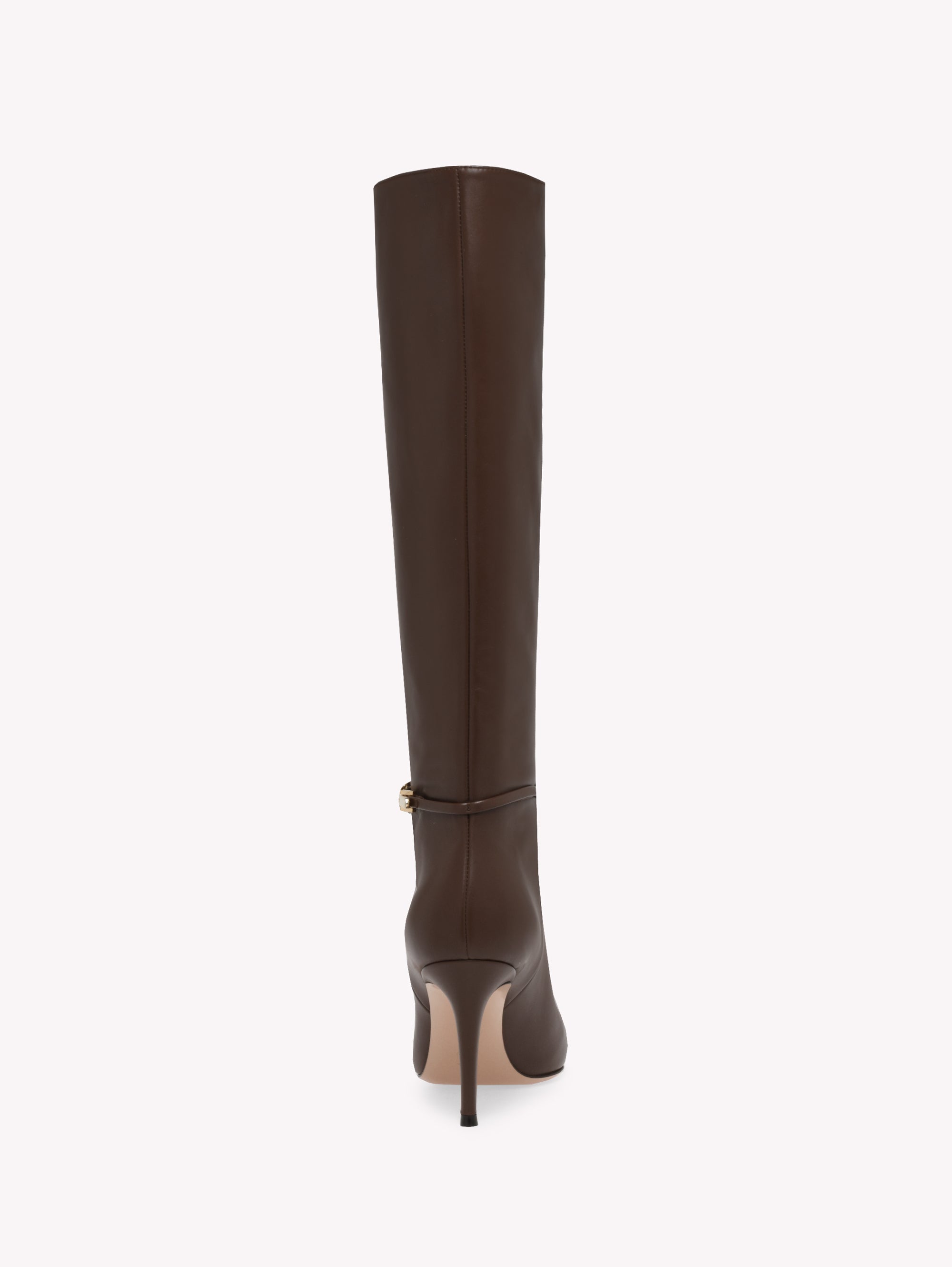 Bottes Carrey 85 en cuir lisse - Marron