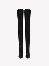 Cuissardes Joy 105 en cuir lisse - Noir