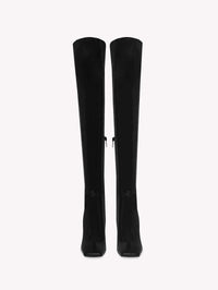 Cuissardes Christina 95 en cuir lisse - Noir