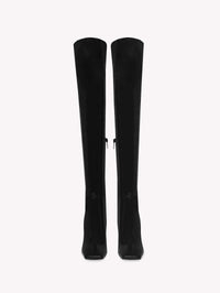 Cuissardes Christina 95 en cuir lisse - Noir