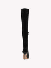 Cuissardes Christina 95 en cuir lisse - Noir