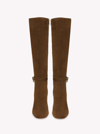 Bottes Ribbon 85 en daim - Brun