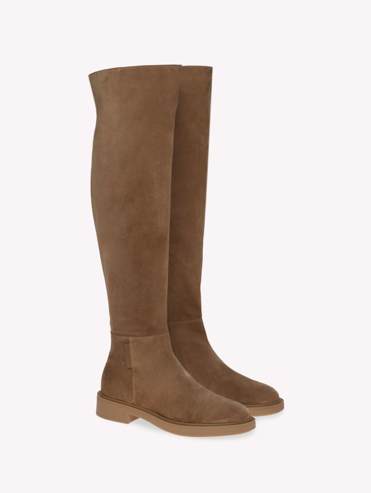 Cuissardes Lexington en daim - Brun
