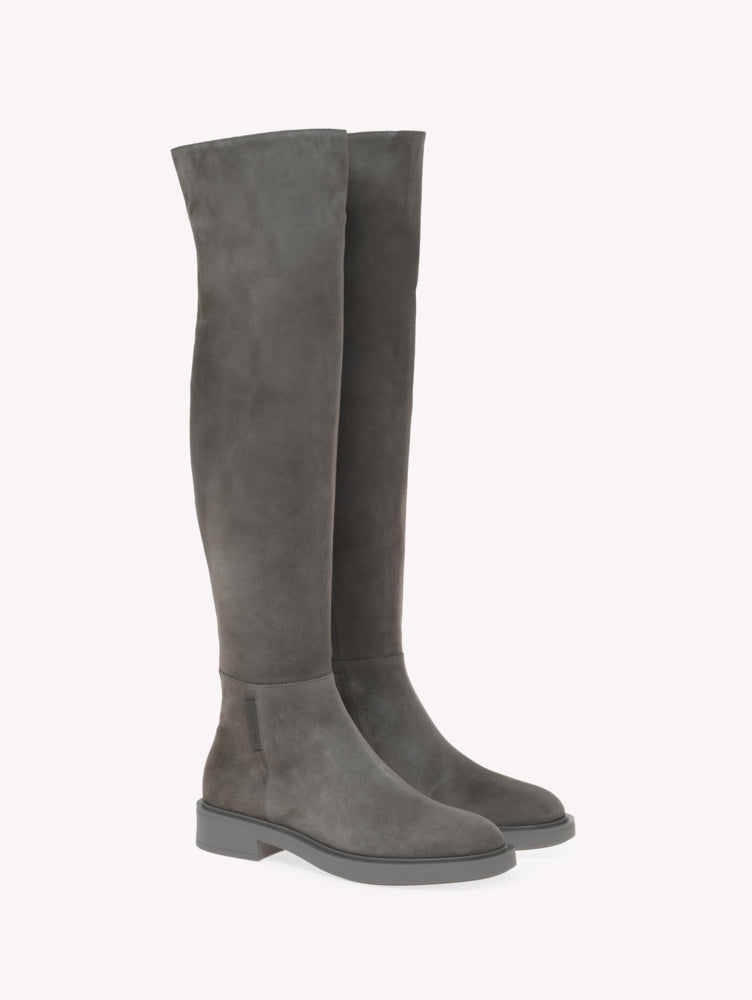 Cuissardes Lexington en daim - Gris