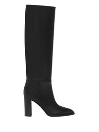 Bottes Kerolyn 85 en cuir lisse - Noir