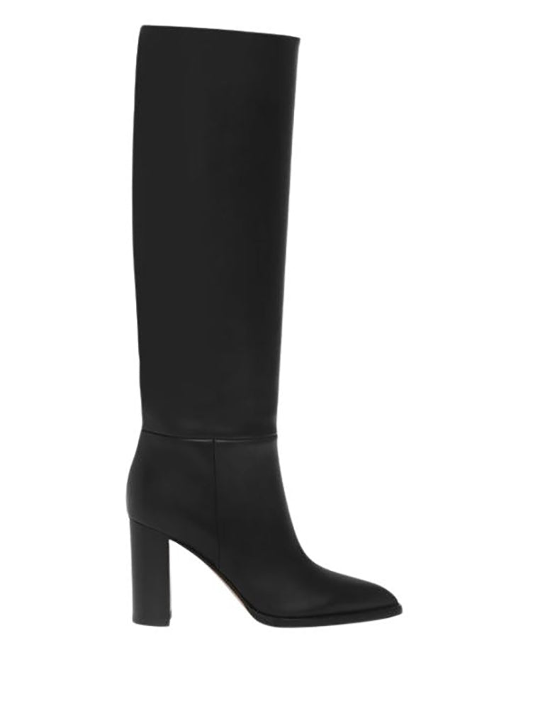 Bottes Kerolyn 85 en cuir lisse - Noir