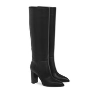 Bottes Kerolyn 85 en cuir lisse - Noir