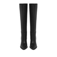 Bottes Kerolyn 85 en cuir lisse - Noir