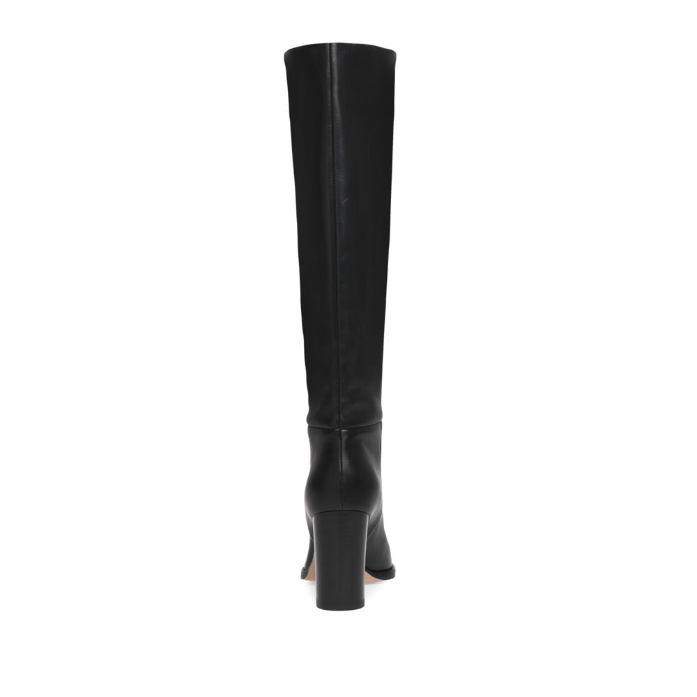Bottes Kerolyn 85 en cuir lisse - Noir