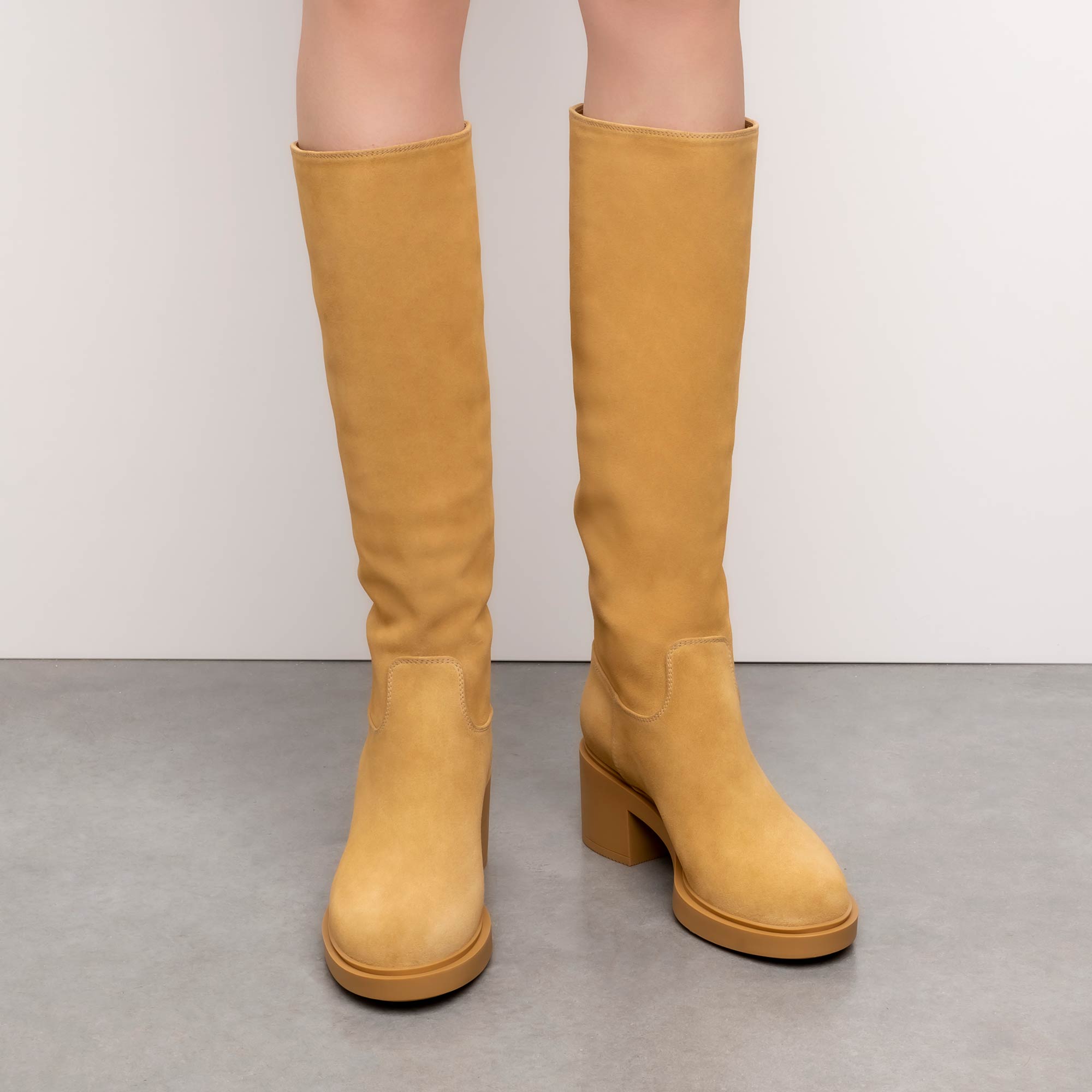 Bottes Hynde 45 en daim - Marron