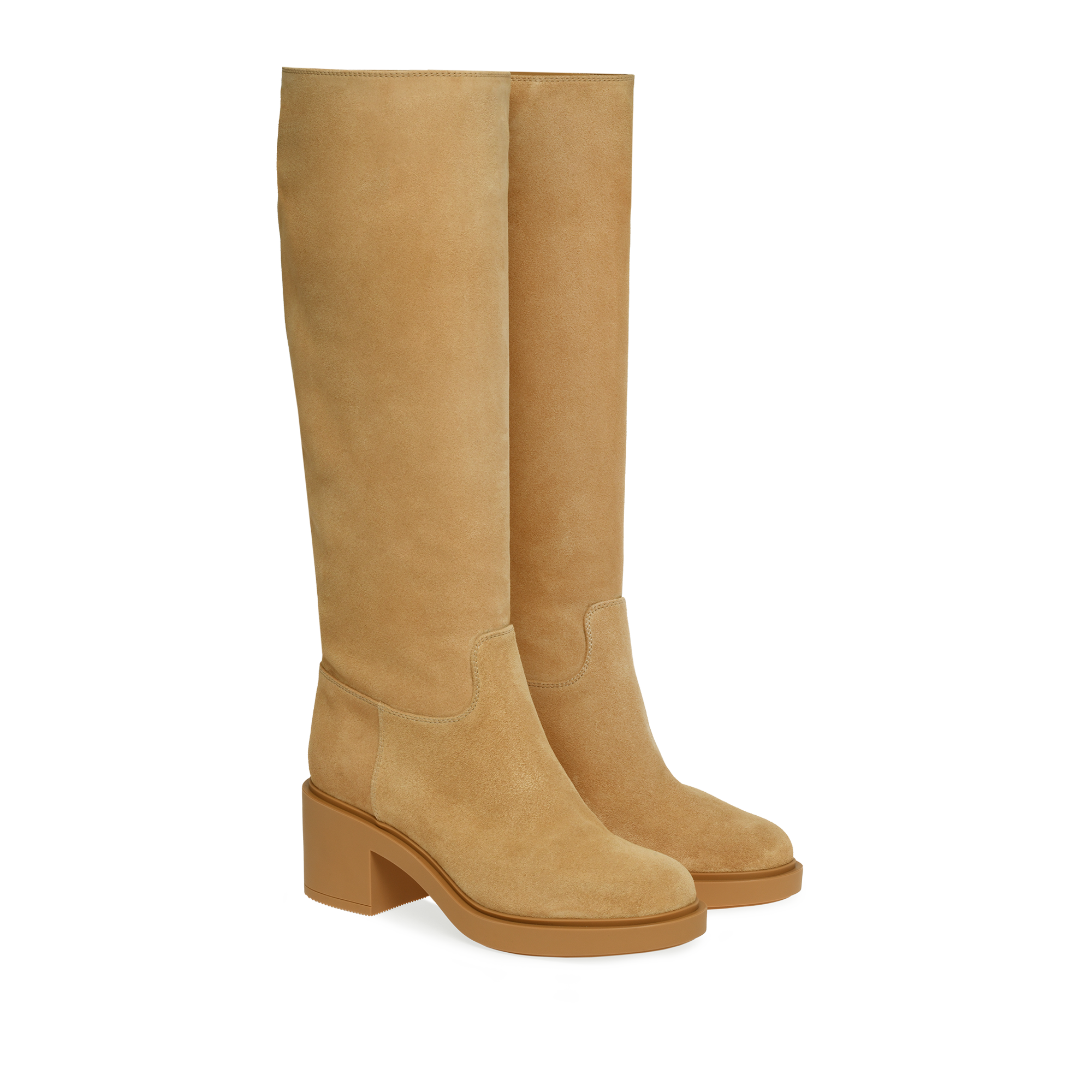 Bottes Hynde 45 en daim - Marron