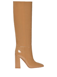 Bottes Vanta 95 en cuir verni - Marron
