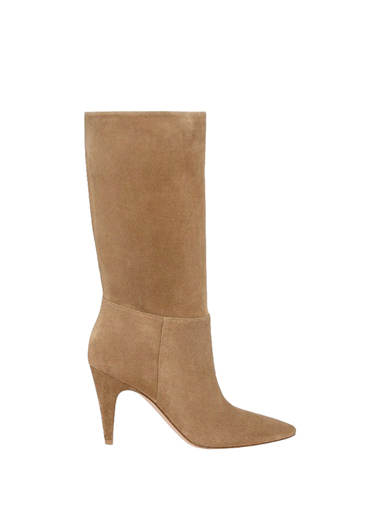 Bottes Elise 85 en daim - Marron
