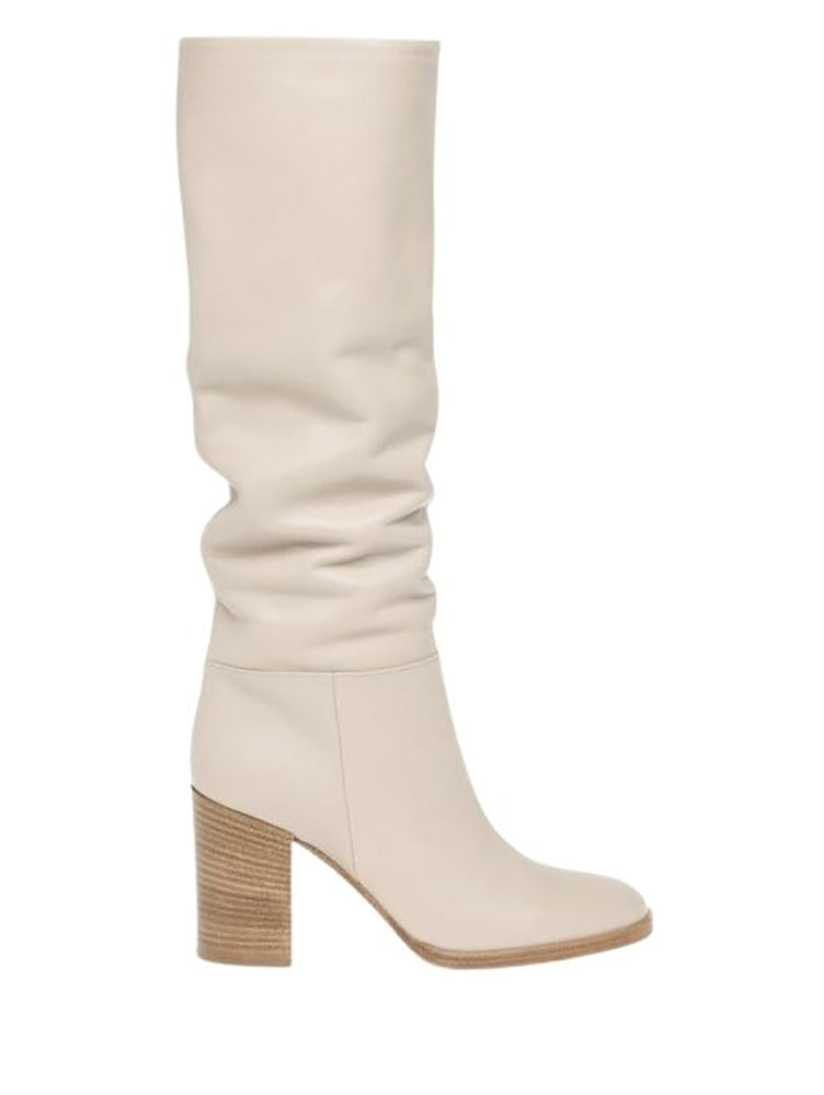 Bottes Santiago 85 en cuir lisse - Neutre