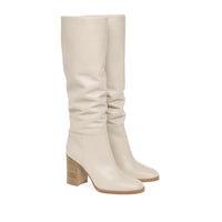 Bottes Santiago 85 en cuir lisse - Neutre