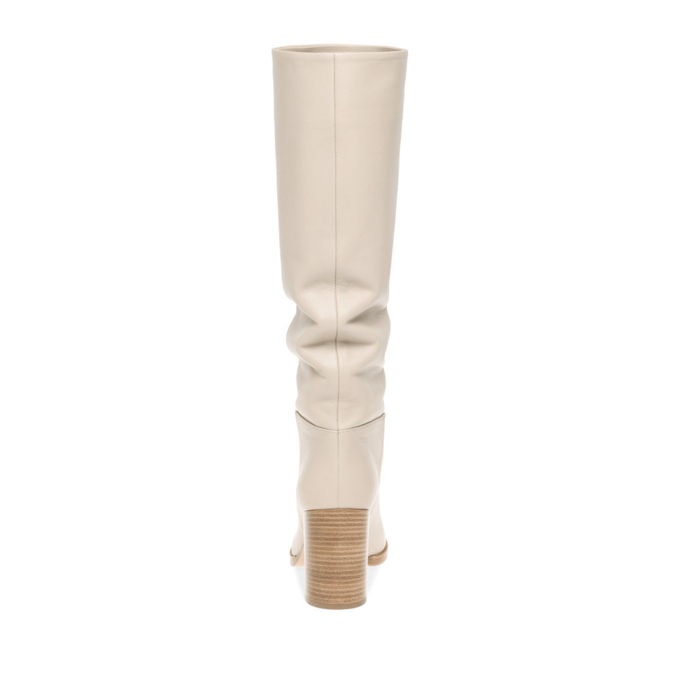Bottes Santiago 85 en cuir lisse - Neutre