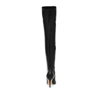 Cuissardes Bea 85 en cuir lisse - Noir